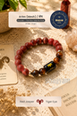 Aries (Mesh Rashi) Stone Bracelet with FREE Raw Selenite Plate