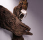 Smokey Quartz Silver Plates Adjustable Ring