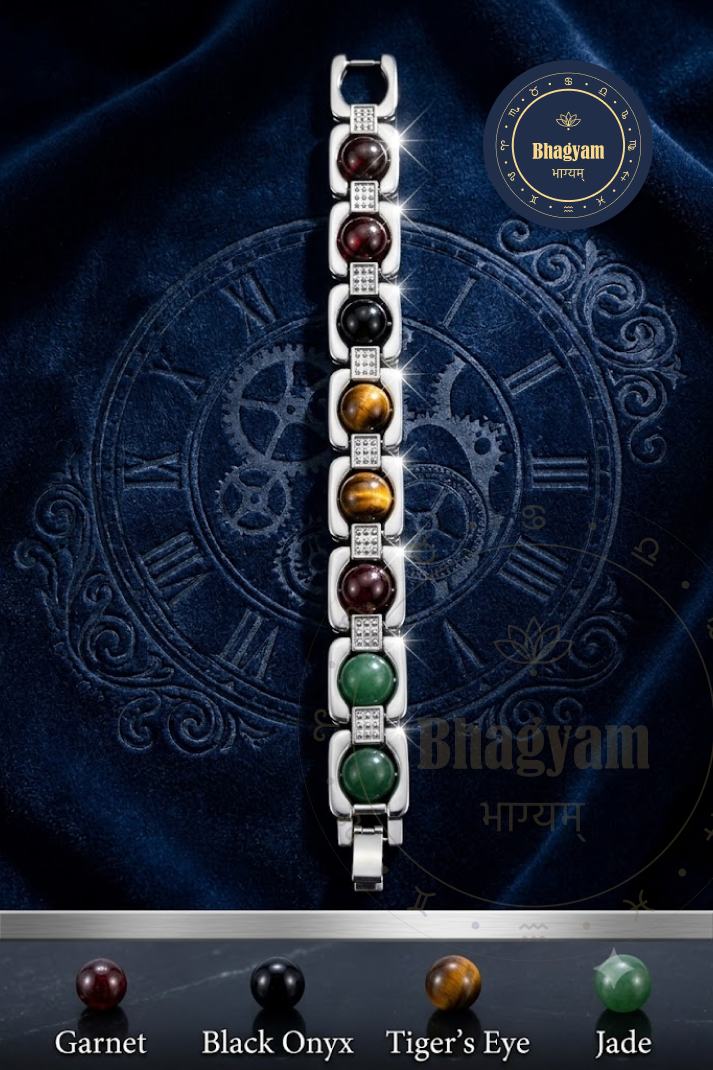 Dhanyog Silver plated Bracelet