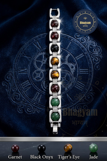 Dhanyog Silver plated Bracelet
