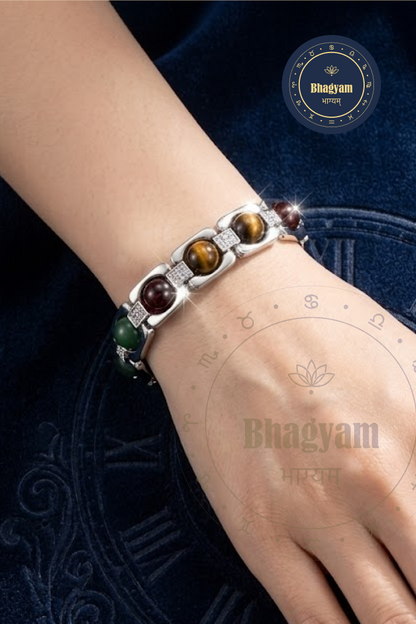 Dhanyog Silver plated Bracelet