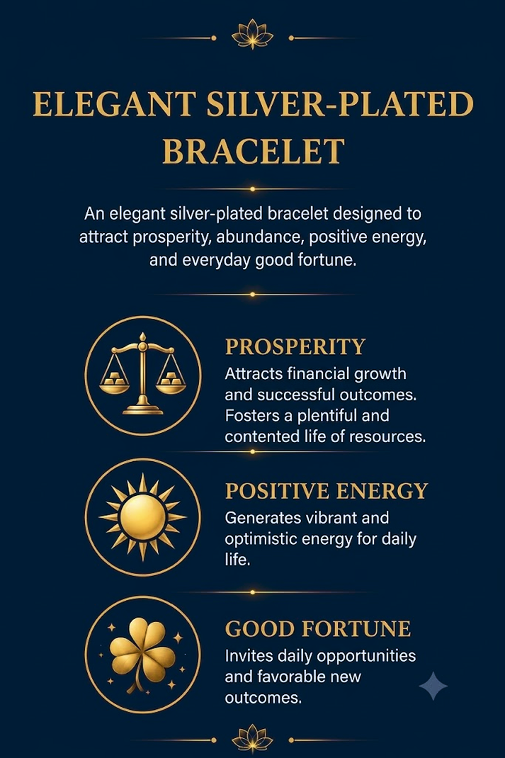 Dhanyog Silver plated Bracelet