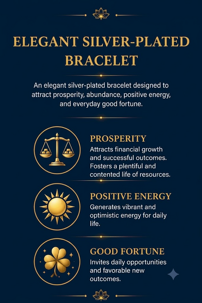 Dhanyog Silver plated Bracelet