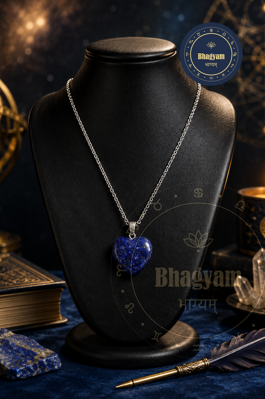 Lapis Lazuli Heart Pendant Necklace