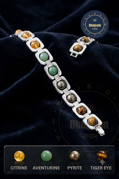 Money Magnet Silver plated Bracelet