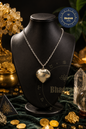 Pyrite Heart Pendant Necklace