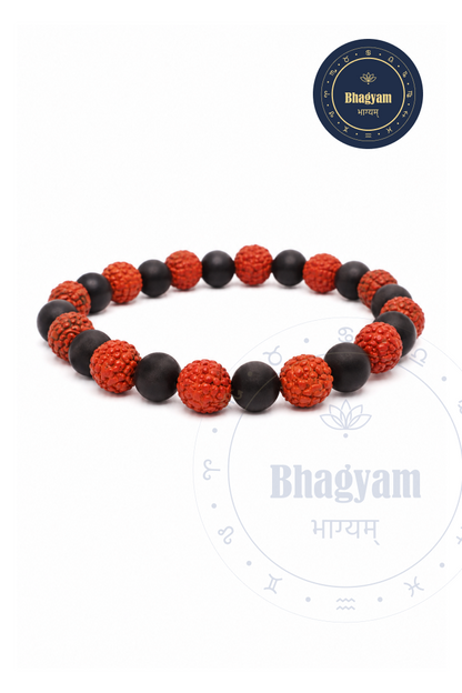 Rudraksha + Karungali Bracelet