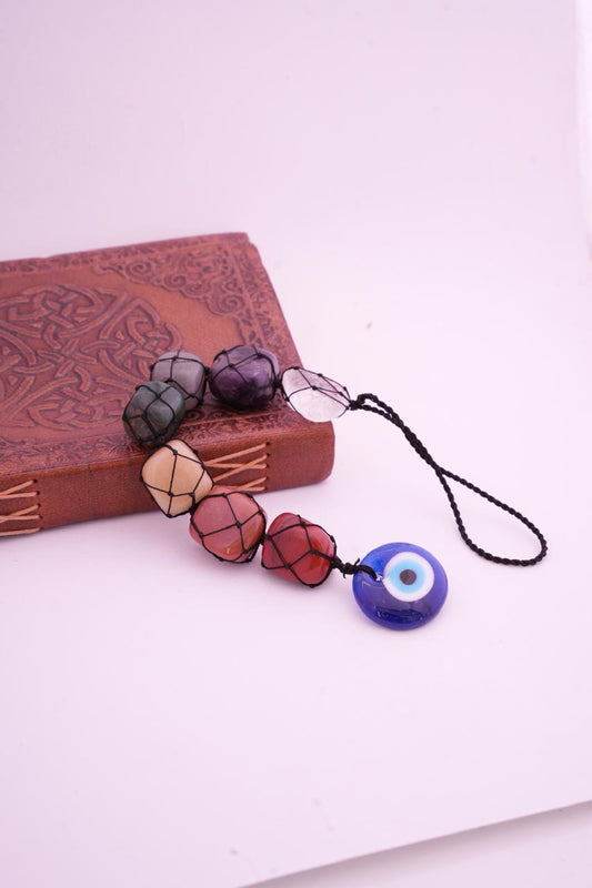 Seven Chakra + Evil Eye Hanger